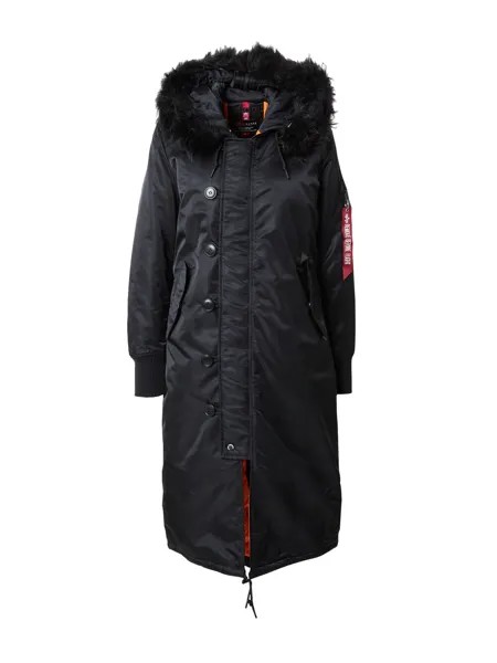 Зимнее пальто ALPHA INDUSTRIES, черный