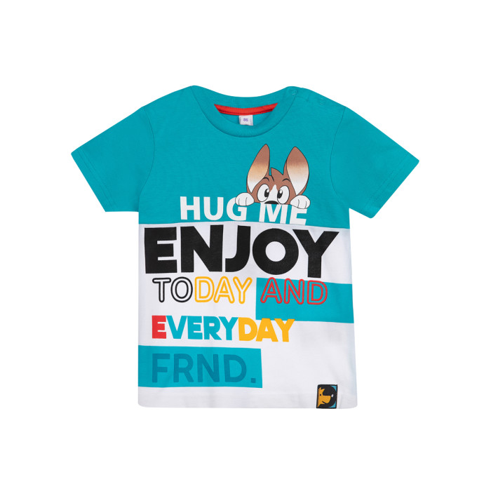 Playtoday Футболка трикотажная для мальчиков Best friend baby boys 12313015