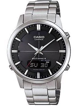 Японские наручные  мужские часы Casio LCW-M170D-1A. Коллекция Wave Ceptor