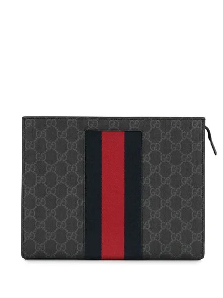 Gucci Pre-Owned клатч Shelly Line с узором GG
