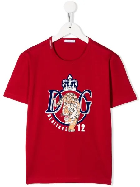 Dolce & Gabbana Kids футболка DG Tiger