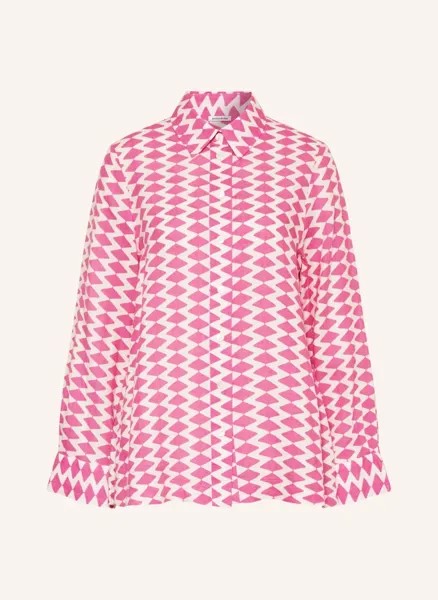 Льняная блузка-рубашка Seidensticker, розовый
