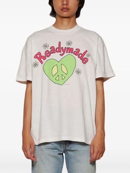 Readymade футболка с логотипом, белый