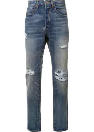 321 джинсы с рваными деталями