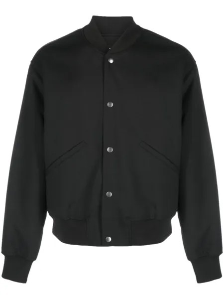 Jil Sander однотонный бомбер, черный