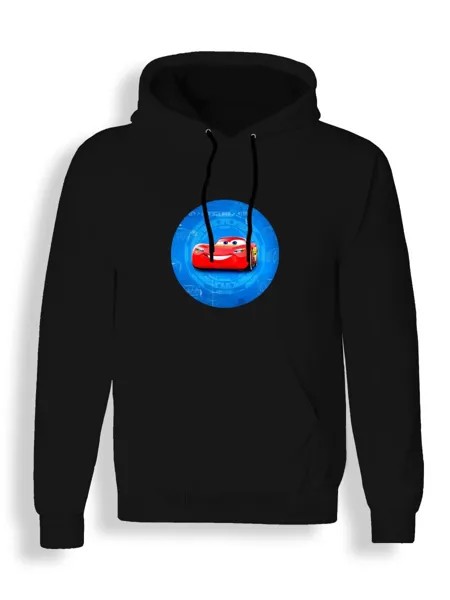 Худи унисекс СувенирShop Тачки/Cars/Молния Маккуин 18 черное S