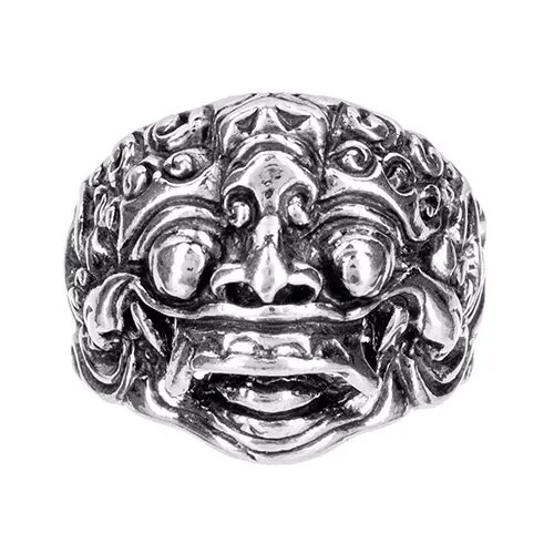 Кольцо Маска Шивы, серебро 925 MR0066-Ag925, без размера, 6,87