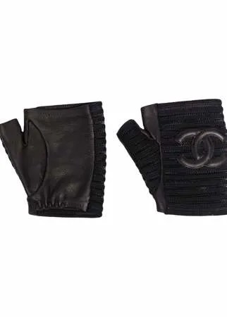 Chanel Pre-Owned перчатки 2010-х годов с логотипом CC