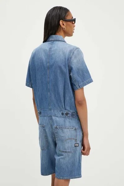 Джинсовый комбинезон G-Star Raw, синий