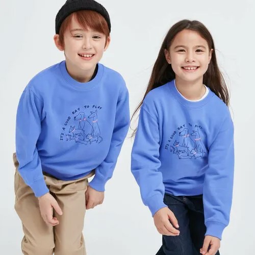 Толстовка Uniqlo, размер 13Y(160), синий