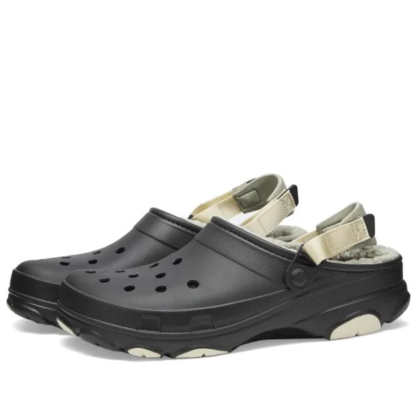 Сандалии Crocs All Terrain Lined Clog, черный