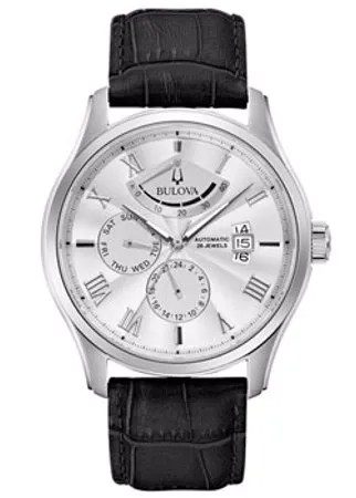 Японские наручные  мужские часы Bulova 96C141. Коллекция Automatic