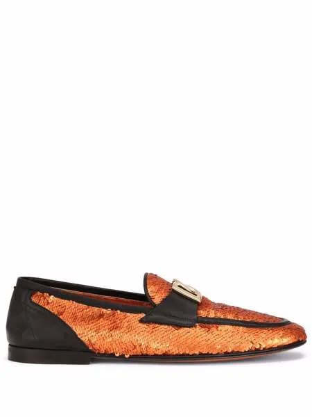 Dolce & Gabbana слиперы Ariosto с пайетками