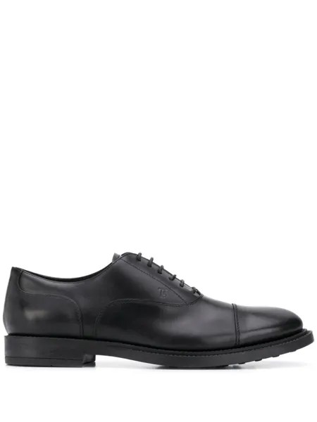 Tod's оксфорды на шнуровке, черный