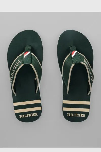 Шлепанцы SPORTY BEACH SANDAL Tommy Hilfiger, зеленый