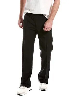 Мужские брюки из мохера и шерсти Valentino черные 52