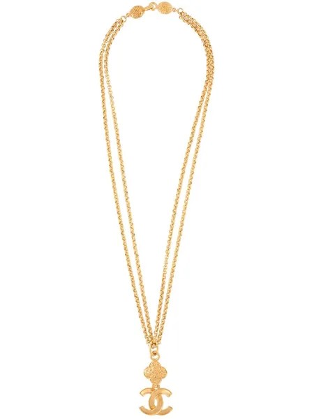 Chanel Pre-Owned колье 1995-го года с логотипом CC