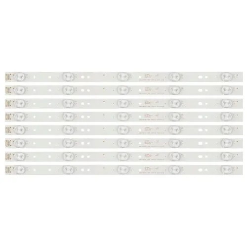 Подсветка для ТВ Telefunken TF- LED43S27T2 Erisson 43LES70t2 42LES66 Skyworth 43E3000 43E3500 43E6000 43E600E маркировка 5800- W43001-3P00 5800- W43001-5P00 02K03117A 05-1A035A-03A (комплект 8шт)