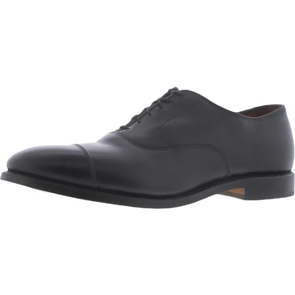 Мужские кожаные оксфорды Park Avenue с коротким носком Allen Edmonds, черный