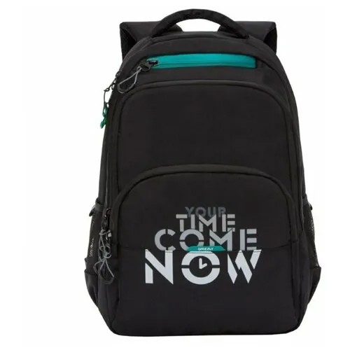 Рюкзак Grizzly RU-030-2 /3 черный - бирюзовый