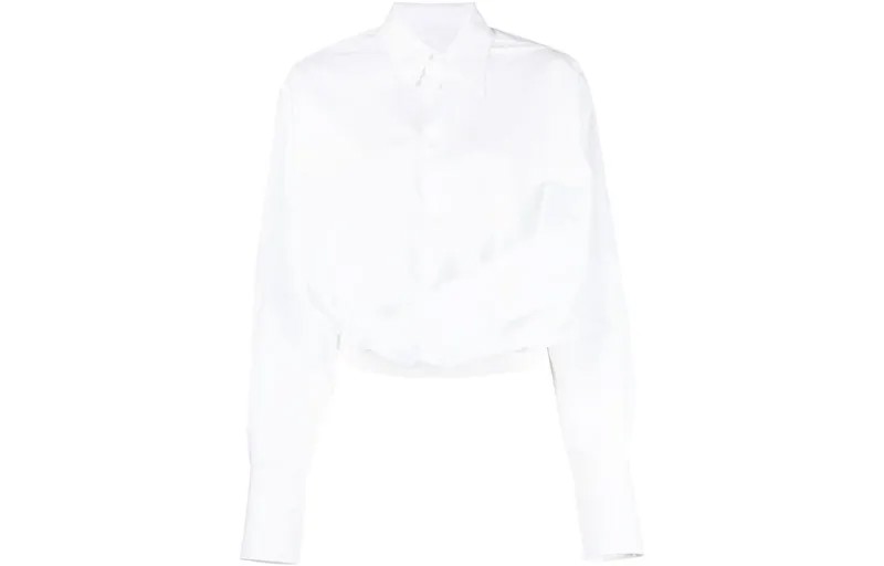 Рубашка из хлопка с классическим воротником Mm6 Maison Margiela