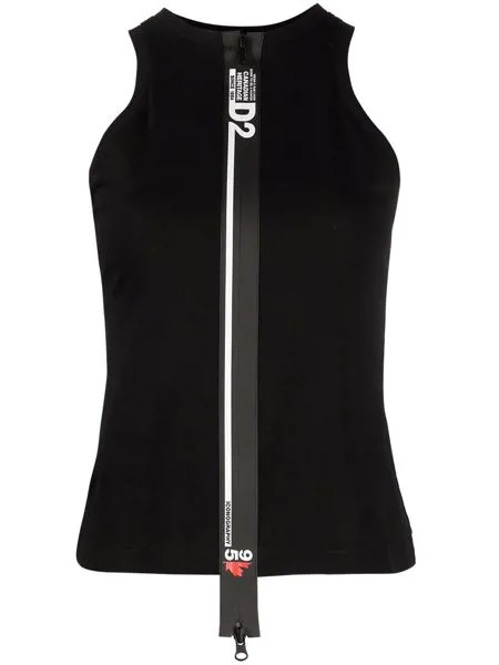 Dsquared2 топ без рукавов с логотипом