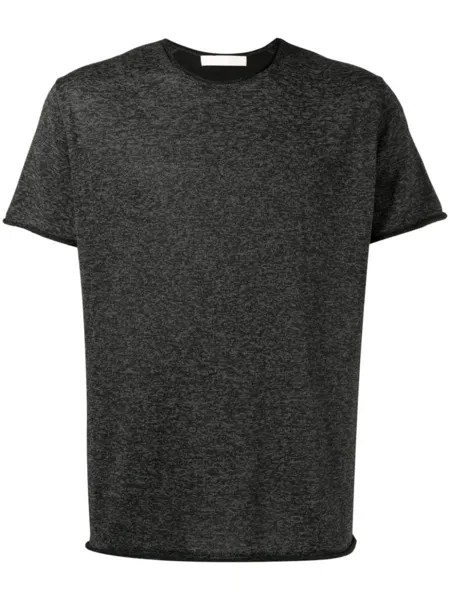 Dion Lee футболка со светоотражающим эффектом, черный