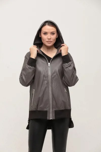 Кожаная куртка женская SARTORI DODICI 3555 бежевая 42 EU