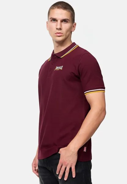 Рубашка поло NORMALE PASSFORM VELTON Lonsdale, цвет oxblood yellow white