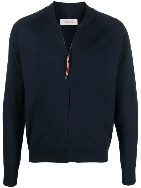 Corneliani спортивная куртка с полосками, синий