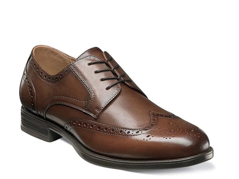 Туфли-оксфорды Florsheim Midtown Wingtip, коричневый