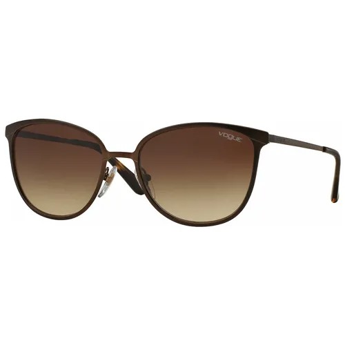 Солнцезащитные очки Vogue eyewear, черный, коричневый