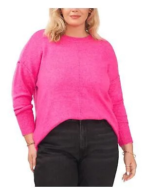 Женский розовый пуловер VINCE CAMUTO с заниженными плечами и вентиляцией плюс 1X