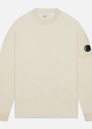 Мужской свитер C.P. Company Lambswool Double Knit, цвет бежевый, размер 48