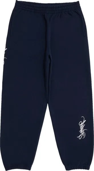 Спортивные брюки Supreme Tag 'Navy', синий