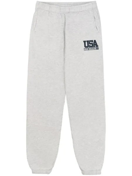 Sporty & Rich спортивные брюки Team USA, серый