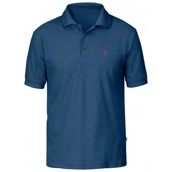 Поло Fjällräven Crowley Pique Shirt, синий