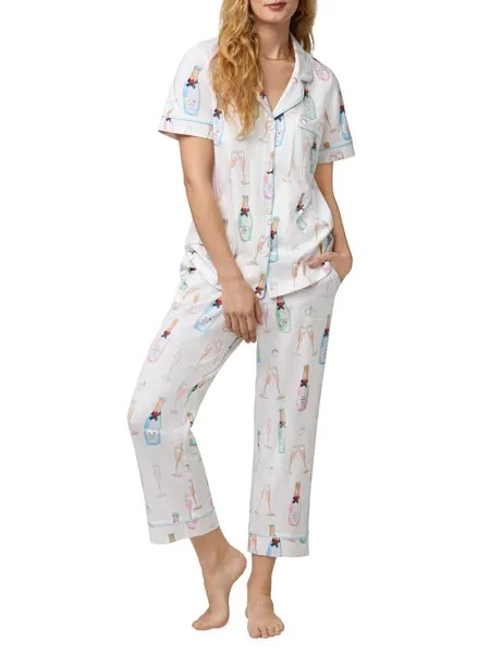 Свадебная укороченная пижама с короткими рукавами BedHead Pajamas