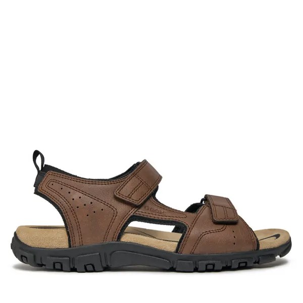 Сандалии Geox Uomo Sandal Strada U4524B 000ME C6006 Dk Brown, коричневый