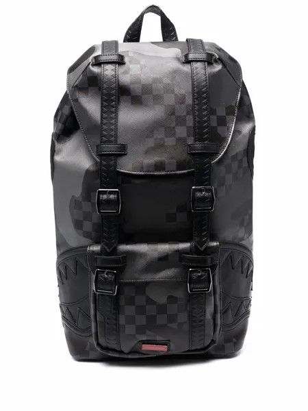 Sprayground камуфляжный рюкзак с монограммой