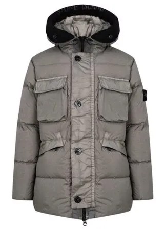 Пуховик Stone Island 711640233 размер 8 (128), V0062 серый