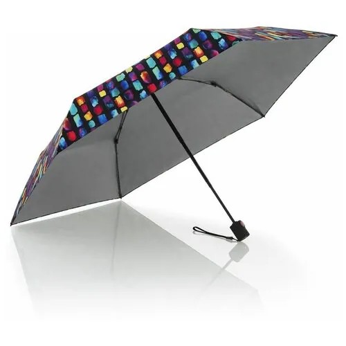 Зонт Knirps автомат U.200 Ultra Light Medium Duomatic CREATE BLACK WITH UV COATING AND HEATSHIELD 95 2200 8542