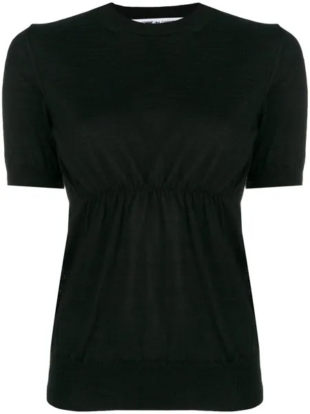 Comme Des Garçons Comme Des Garçons short sleeve knitted top
