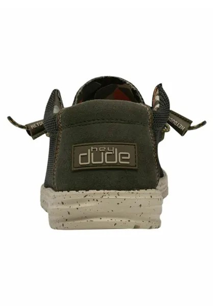 Спортивные туфли на шнуровке Wally Stitch Pine Hey Dude, зеленые