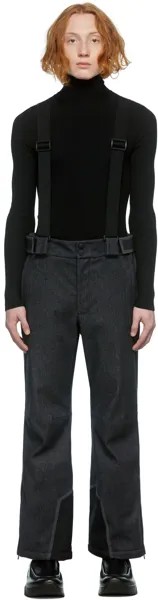Черные лыжные брюки-комбинезон Neve Giorgio Armani