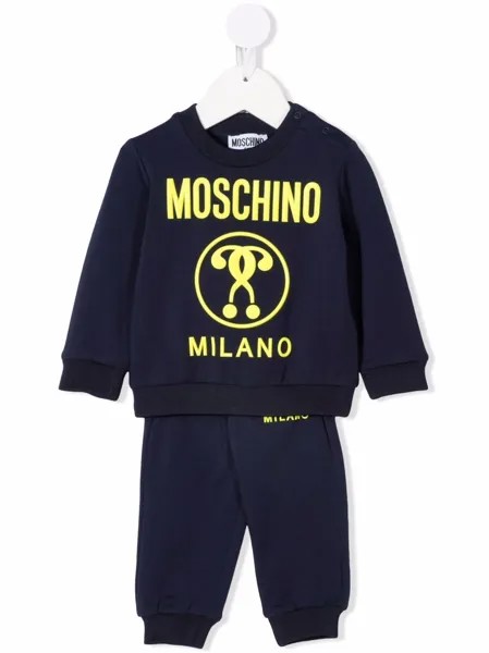 Moschino Kids спортивный костюм с логотипом
