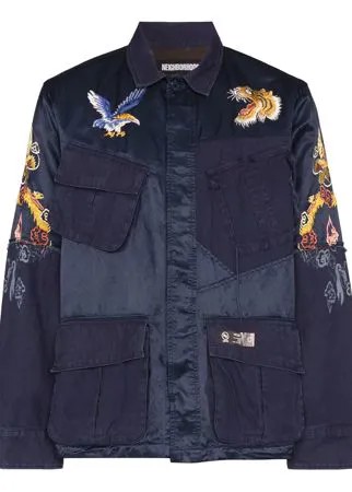 Neighborhood куртка-рубашка Souvenir с вышивкой