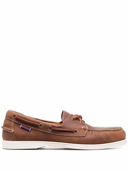 Sebago топсайдеры Dockside Portland, коричневый
