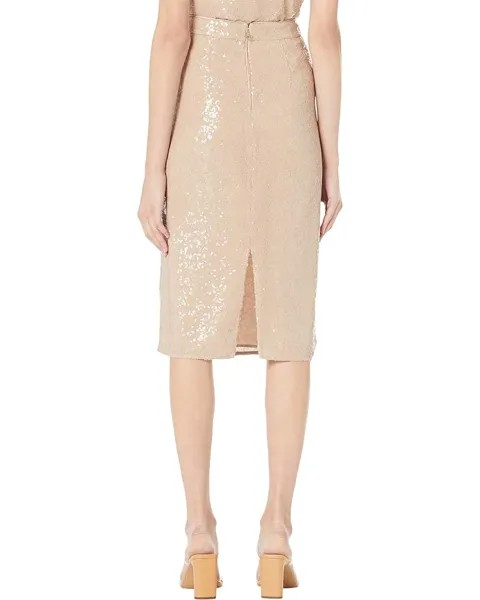 Юбка Kate Spade New York Sequin Skirt, цвет Rosy Beige