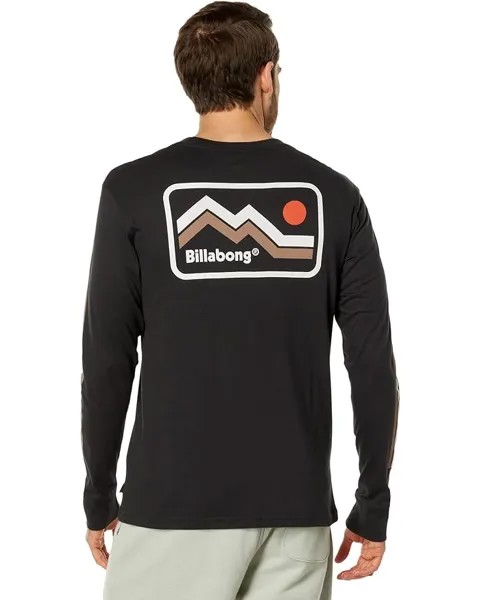 Футболка с длинным рукавом Billabong Length Long Sleeve Tee, цвет Washed Black